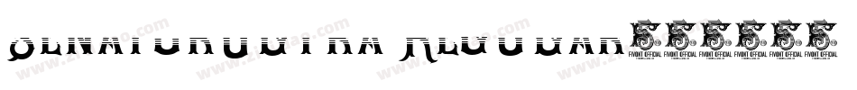 SenatorUltra Regular字体转换